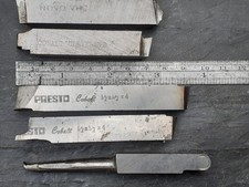 Lot of used ½" x ½" square tool steel