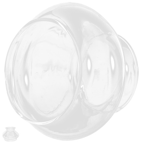 Glass cover oil lamp - glass,