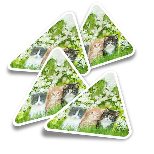 Triangle stickers - 4x,