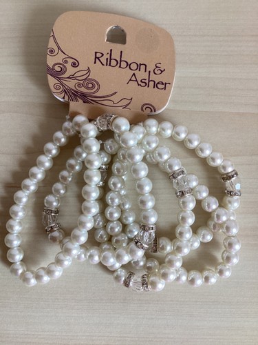 Pearl effect bracelets - bracelets, 5