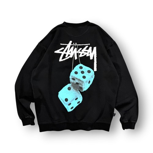 Stussy dice sweatshirt large - stussy,