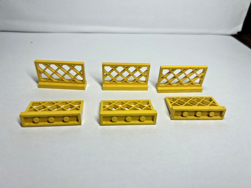 Yellow crosshatch fence bundle - yellow,
