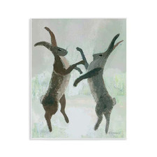 Boxing Hares Impression by Kay