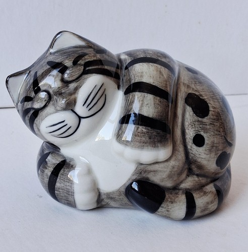 Quail pottery ceramic cat - ceramic,