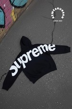 Supreme FW23 Box Logo Hoodie Black Size M | Big Logo Jacquard Hooded Sweatshirt