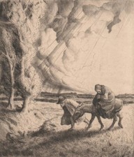 Flight into Egypt Art Print