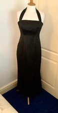 ELEMENTS  Dress by Amanda Wakeley Black Size 10 - Fit Flare Halter