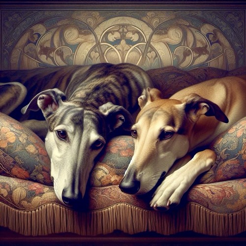 Greyhound lurcher - greyhound,
