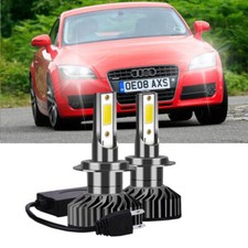 For AUDI TT 8J 2006-2014 H7 WHITE LED Bulb Headlight Kit-CANBUS ERROR FREE
