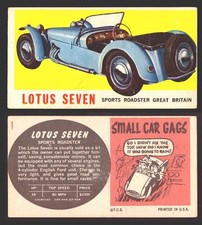 1961 Topps Sports Cars (White