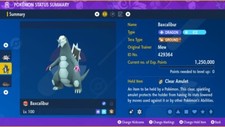 Shiny 6IV XXL EV Trained Thermal Exchange Baxcalibur Pokémon Scarlet/Violet Home