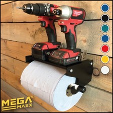 Industrial Blue Roll Paper Towel Dispenser Holder Workshop Garage Clean Station