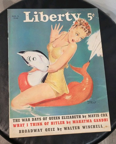 Liberty magazine aug 1940 - magazine,