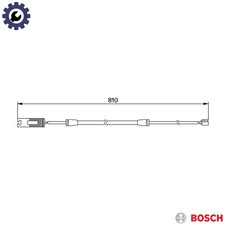 WARNING CONTACT BRAKE PAD WEAR