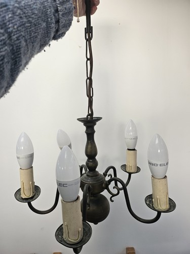 Flemish dutch chandelier brass - flemish,