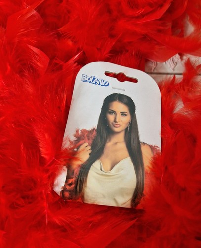Boland red feather boa 180cms - red,