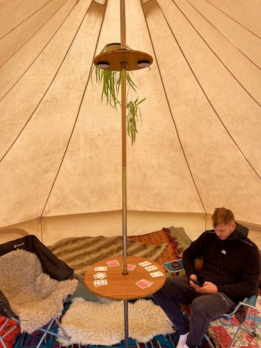 Bamboo bell tent centre pole