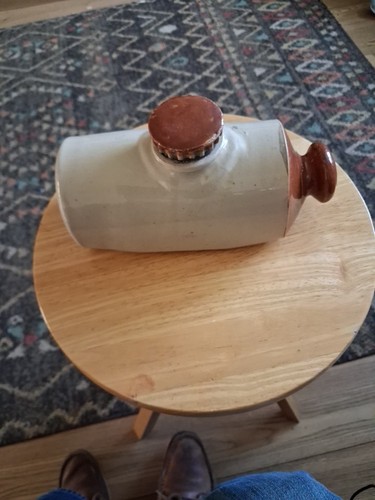 Vintage stone salt - vintage, glazed