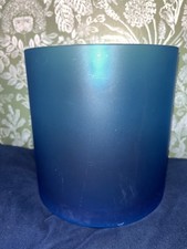 Large blue glass cylinder - large,
