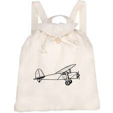 'Old School Plane' Canvas