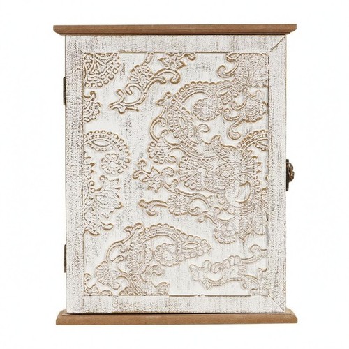 Wooden key cabinet rectangular - key,