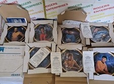 STAR TREK 25th Anniversary 1991 Hamilton Collection Plates, McCoy or Uhura