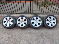 JAGUAR XF X250 SET OF 4 18" CYGNUS ALLOY WHEELS WITH TYRES 8X23-1007-BA