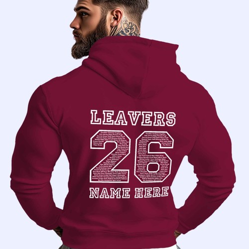 Personalised leavers hoodie - personalised,