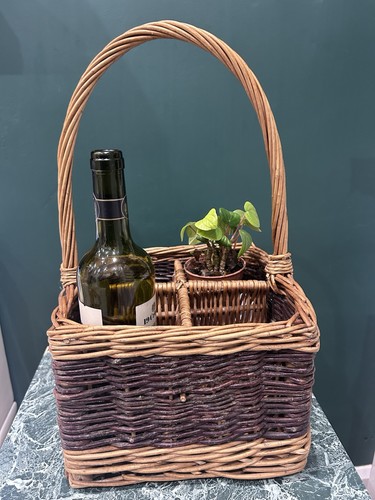 Vintage wicker compartments - wicker, 4
