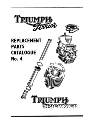 1956 triumph terrier - (1195),