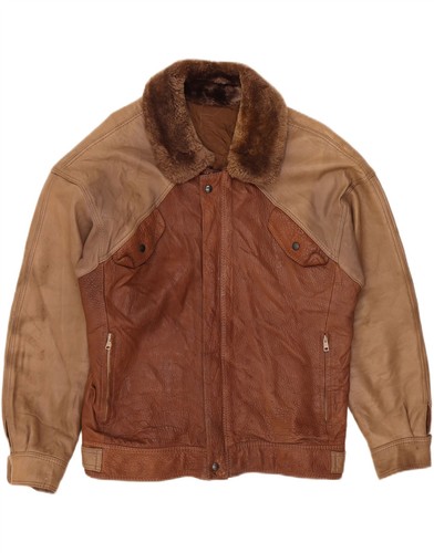 Vintage mens leather jacket - leather, it