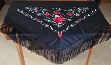 Black Embroidered Flamenco