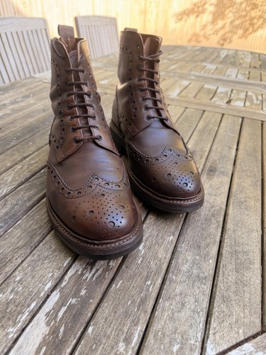 Grenson fred dark - brown, men's