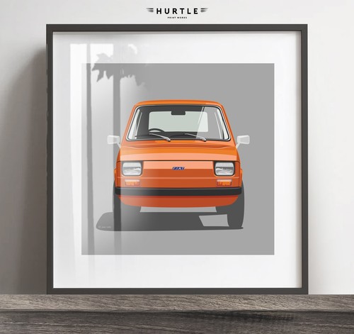 Fiat 126 artwork print - 126,