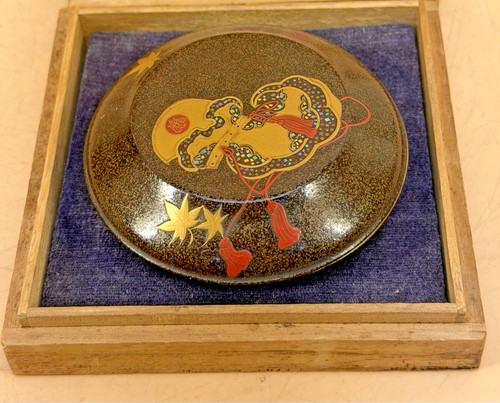 Japanese edo wood lacquer kogo - japanese,