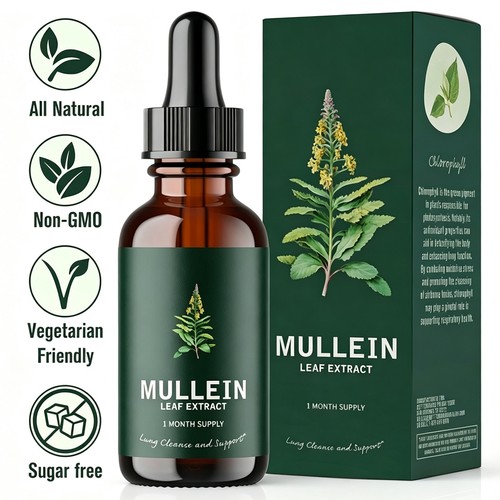 Mullein leaf extract drops - leaf,