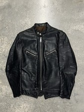 Vtg 60s-70s SCHOTT Perfecto CAF1 Steerhide CAF-1 CAFE RACER Motorcycle JACKET