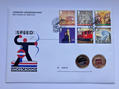 London underground two pound - london, 2