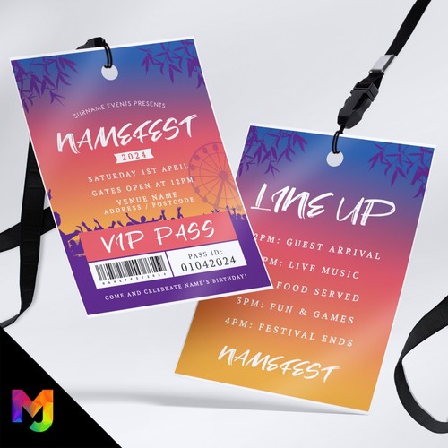 Personalised festival party - festival,