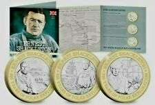 New £2 Pounds 2021 Jersey Sir Ernest Shackleton Coin Set Limited Edition 9995