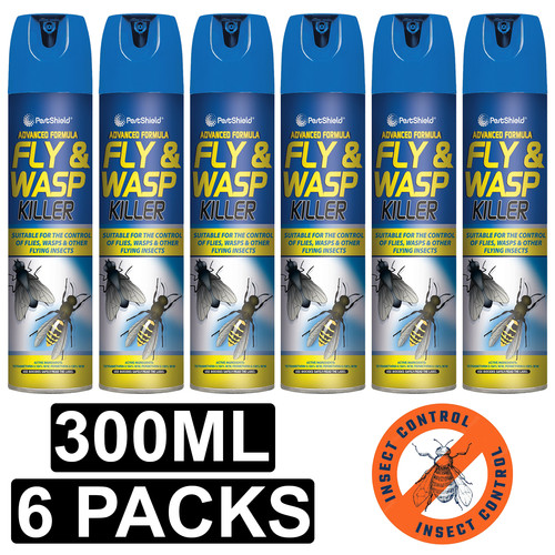 Fly and wasp killer spray - and,