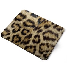 Mouse Mat Pad - Wild Animal Print Leopard Cat Fur Laptop PC Desk Office #46431
