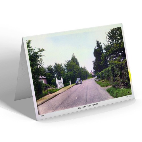 Greeting card vintage - greeting, surrey