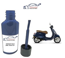 FOR PIAGGIO VESPA MIDNIGHT BLUE - 222/A PAINT TOUCH UP 30ML MOTORBIKE SCOOTER