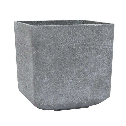Square planter volcanic grey - planter,