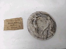 Antique Round Marble Relief
