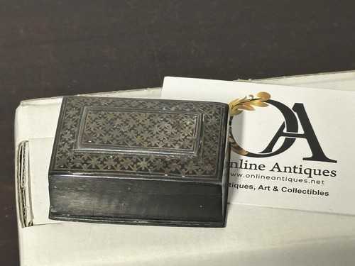 Antique bidriware trinket - antique,