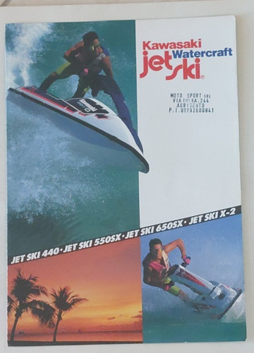 Brochure leaflet 1990 - , kawasaki