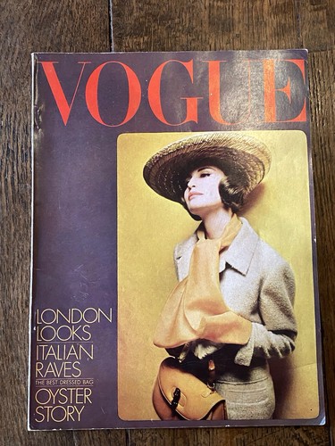 Vtg british vogue march 1964 - march,