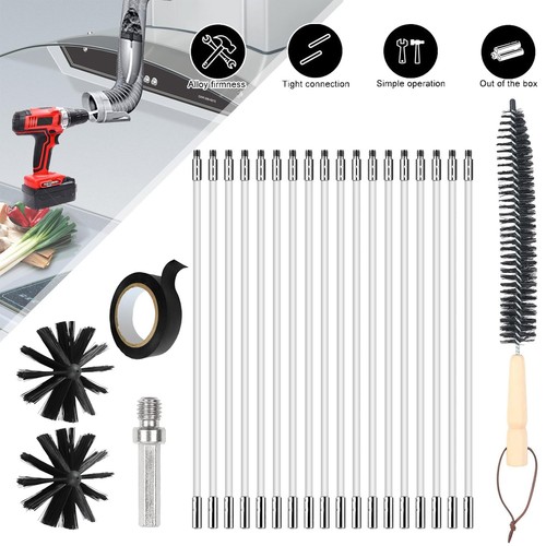 Chimney cleaning brush kit - cleaning,